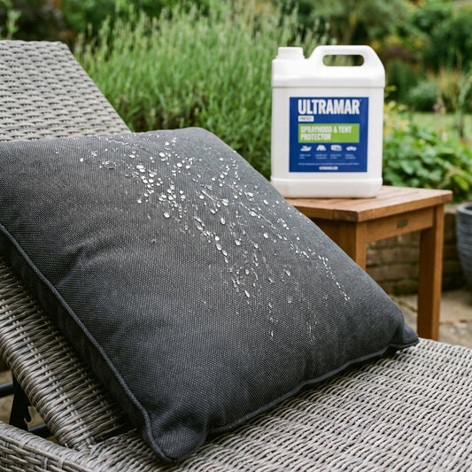 Tuinkussens schoonmaken en waterafstotend maken