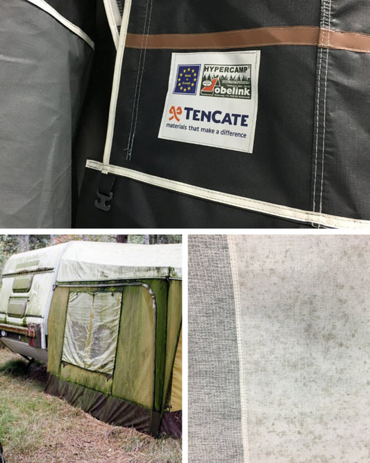 Hardnekkige vlekken uit tentdoek verwijderen