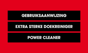 Gebruiksaanwijzing - Extra sterke doekreiniger Power Cleaner