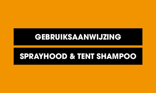 Gebruiksaanwijzing Sprayhood & Tent Shampoo