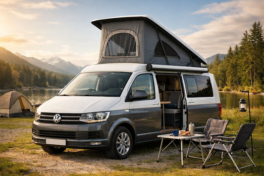 Daktent op overland-auto onderhouden en reinigen