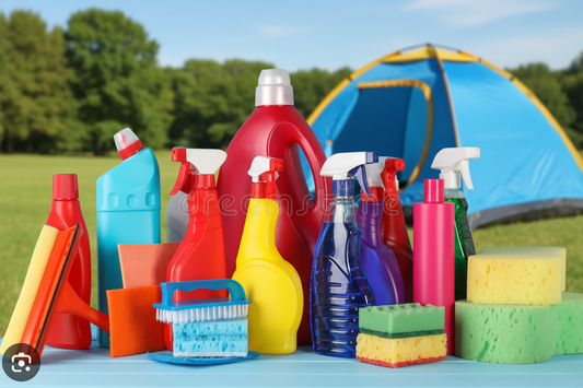 Wat je beter niet gebruikt bij het schoonmaken van een tent