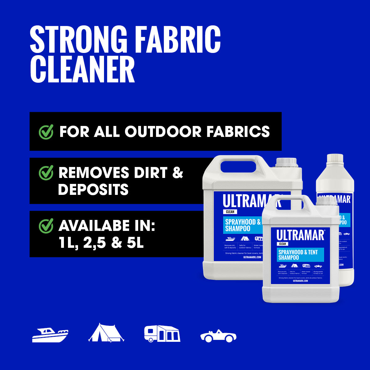 Doekreiniger: Sprayhood & Tent Shampoo