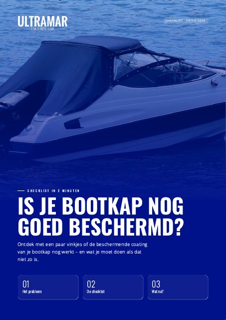 Voorblad checklist Bootkap