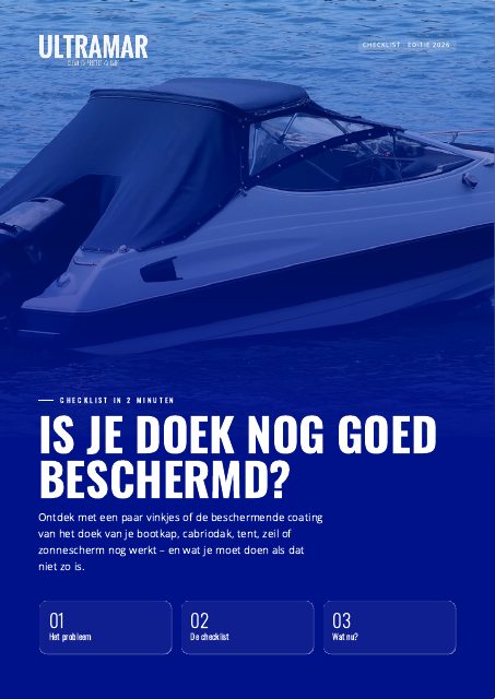 Voorblad checklist Doek