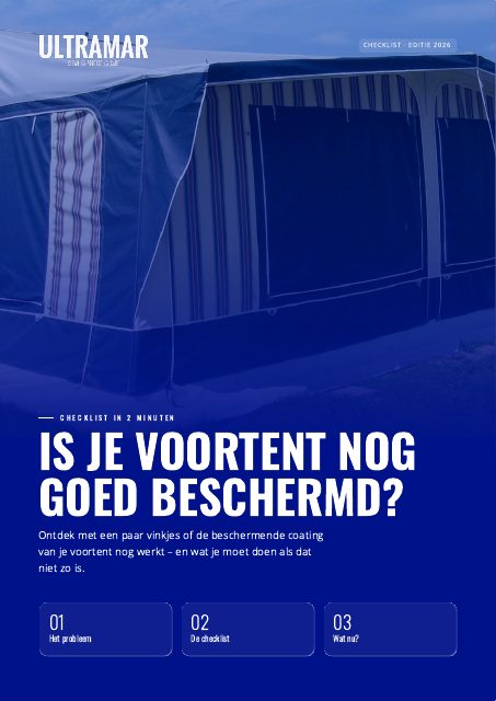 Voorblad checklist Voortent