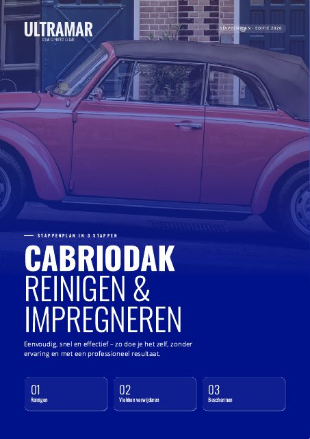 Voorblad stappenplan Cabriodak