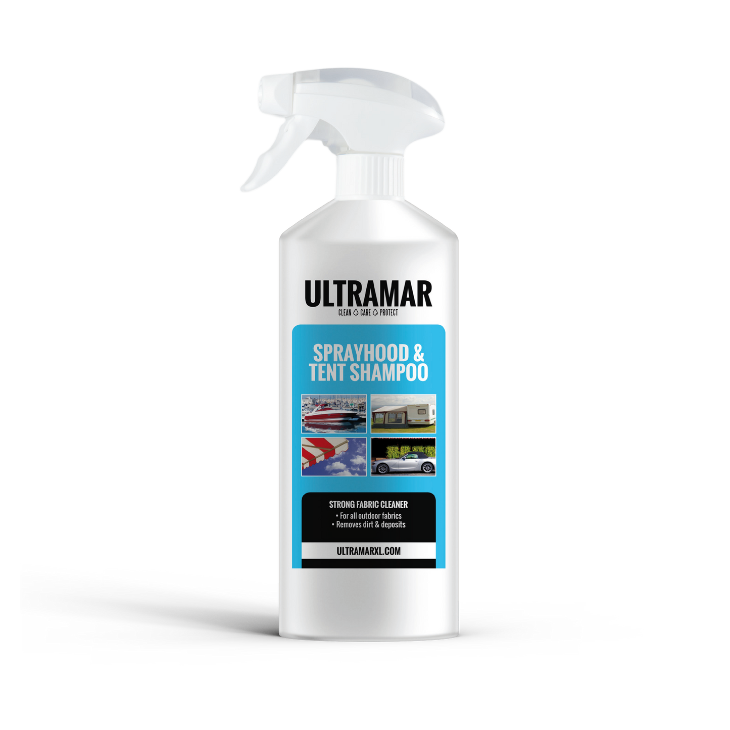 Tuchreiniger für Ihr Bootsverdecke: Sprayhood & Tent Shampoo